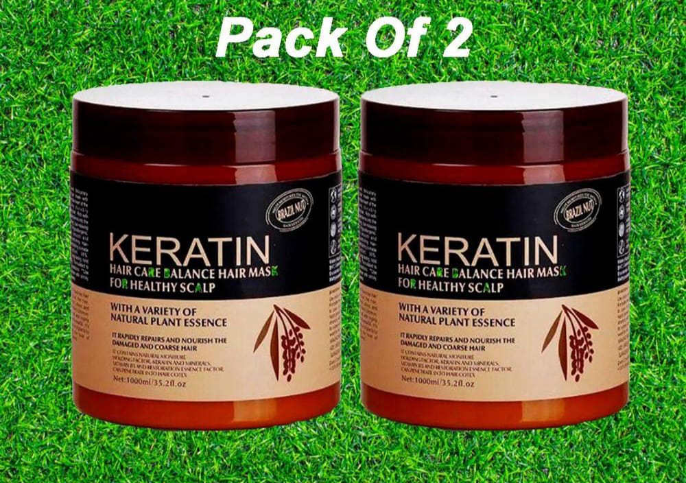 Buy 1 Get 1 Free Keratin Hair Mask 1000 ML (Pack 2)