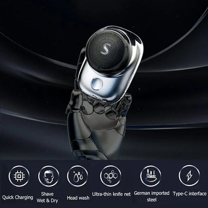 Mini Portable Shaver Machine Stainless steel Waterproof