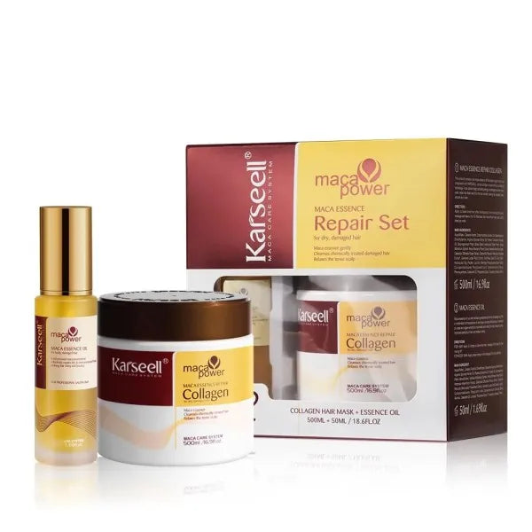 Buy 1 Get 1 Free Karseell Collagen Hair Mask+Hair SERUM (PACK OF 2)